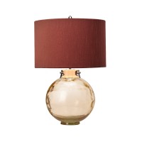 Lampa stołowa Kara - 1 źródło światła - Przydymiony