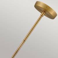 Średnia lampa wisząca Cedric - 2 źródła światła - Lakierowany mosiądz