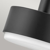 Średnia lampa wisząca Cedric - 2 źródła światła - Czarny