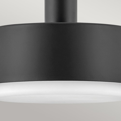 Średnia lampa wisząca Cedric - 2 źródła światła - Czarny