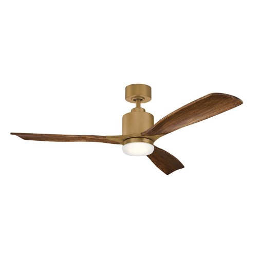 Wentylator sufitowy Ridley II - 132 cm - Naturalny mosiądz