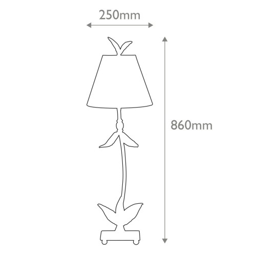 Lampa stołowa Red Bell - 1 źródło światła - Złoty