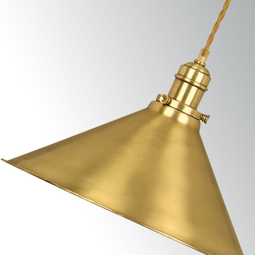 Lampa wisząca z obciążnikiem Provence - 1 źródło światła - Postarzany mosiądz