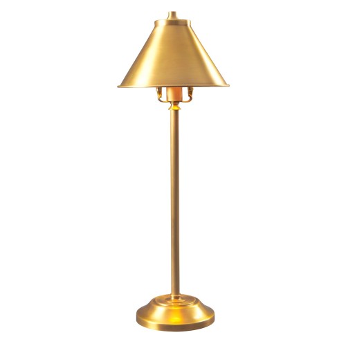 Lampa biurkowa Provence - 1 źródło światła - Postarzany mosiądz