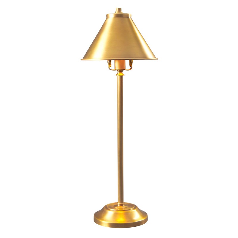 Lampa biurkowa Provence - 1 źródło światła - Postarzany mosiądz