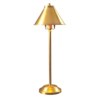 Lampa biurkowa Provence - 1 źródło światła - Postarzany mosiądz