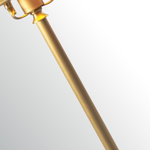 Lampa biurkowa Provence - 1 źródło światła - Postarzany mosiądz