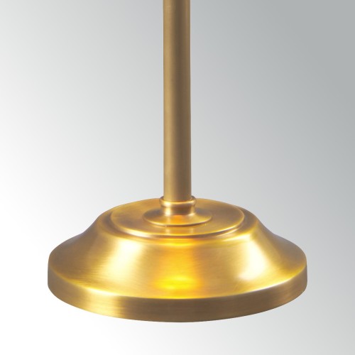 Lampa biurkowa Provence - 1 źródło światła - Postarzany mosiądz