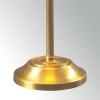Lampa biurkowa Provence - 1 źródło światła - Postarzany mosiądz