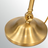 Lampa stołowa Provence - 1 źródło światła - Postarzany mosiądz