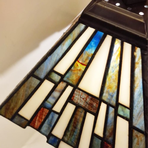 Mała lampa stołowa Inglenook - 1 źródło światła - Ciemnobrązowy