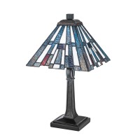 Mała lampa stołowa Inglenook - 1 źródło światła - Ciemnobrązowy
