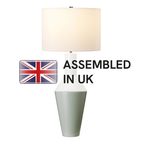 Lampa stołowa Leyton - 1 źródło światła - Jasnozielony