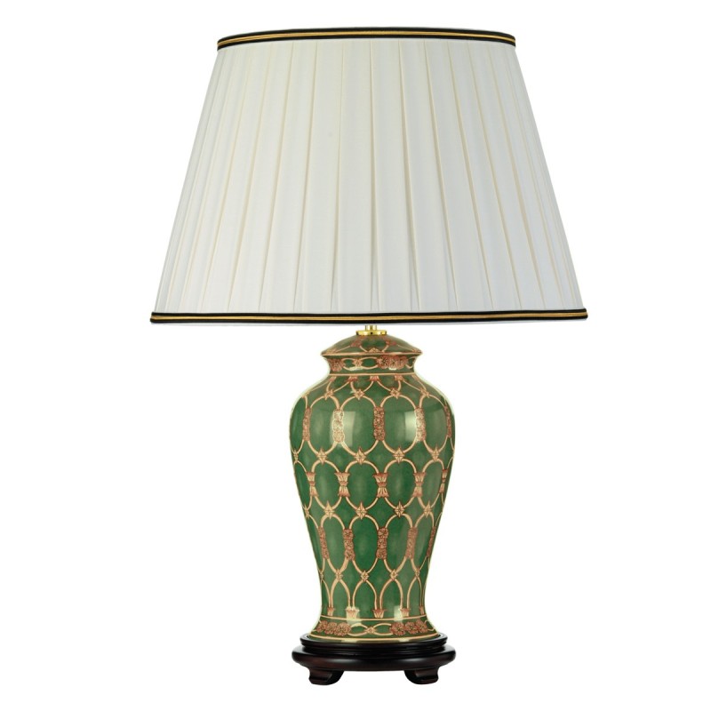 Lampa stołowa Sashi - 1 źródło światła - Zielony, złoty