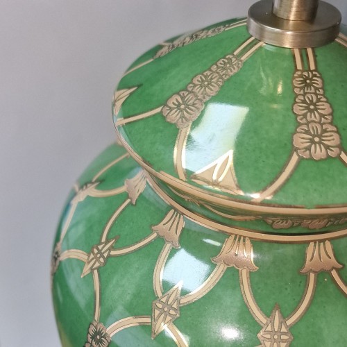 Lampa stołowa Sashi - 1 źródło światła - Zielony, złoty