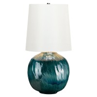 Lampa stołowa Blue Globe - 1 źródło światła - Niebieski