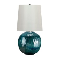 Lampa stołowa Blue Globe - 1 źródło światła - Niebieski