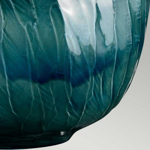 Lampa stołowa Blue Globe - 1 źródło światła - Niebieski