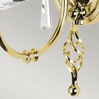 Kinkiet Aegean - 1 źródło światła - Polerowany mosiądz