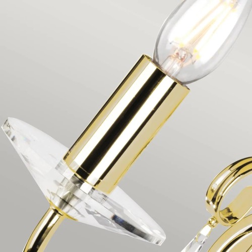 Kinkiet Aegean - 1 źródło światła - Polerowany mosiądz