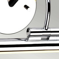 Duża obrazówka LED Alton - Polerowany chrom