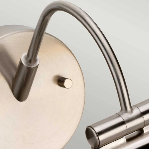 Mała obrazówka LED Alton - Szczotkowany nikiel