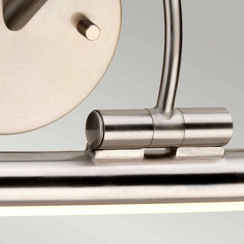 Mała obrazówka LED Alton - Szczotkowany nikiel