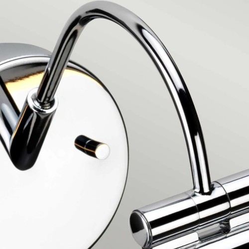 Mała obrazówka LED Alton - Polerowany chrom