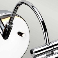 Mała obrazówka LED Alton - Polerowany chrom