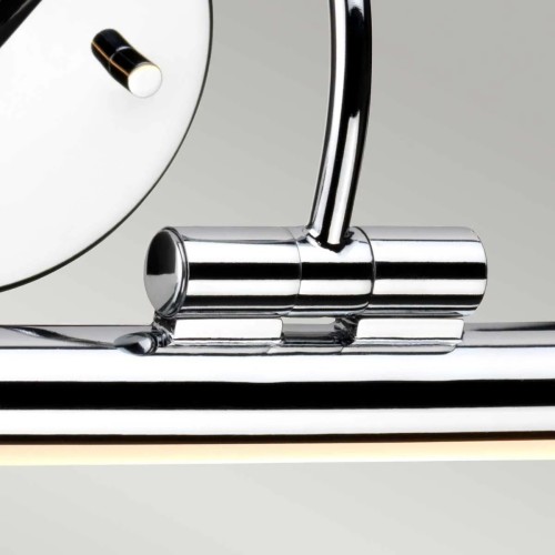 Mała obrazówka LED Alton - Polerowany chrom