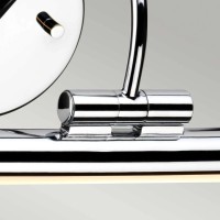 Mała obrazówka LED Alton - Polerowany chrom