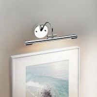 Mała obrazówka LED Alton - Polerowany chrom