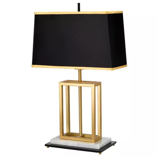 Lampa stołowa Atlas - 1 źródło światła - Szczotkowany mosiądz