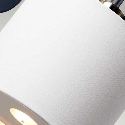 Kinkiet Balance - 1 źródło światła - Czarny, polerowany nikiel