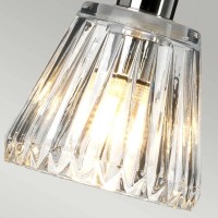 Lampa wisząca Agatha - 1 źródło światła - Polerowany chrom