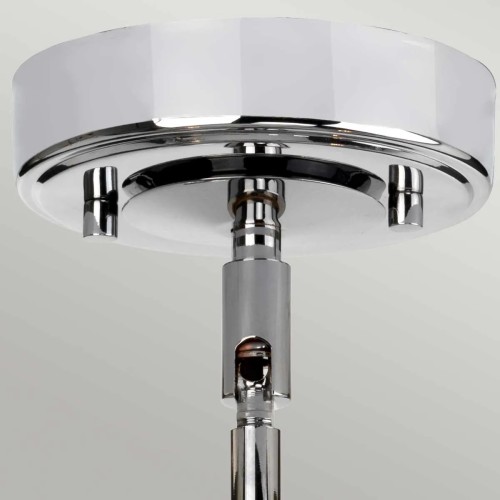 Lampa wisząca Agatha - 4 źródła światła - Polerowany chrom