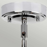 Lampa wisząca Agatha - 4 źródła światła - Polerowany chrom
