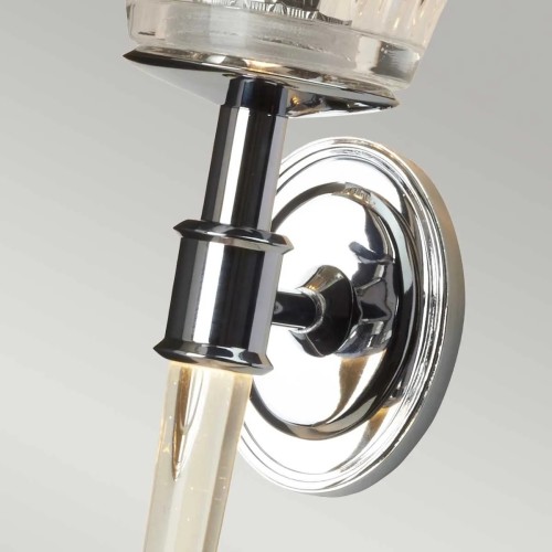 Kinkiet Agatha - 2 źródła światła - Polerowany chrom