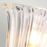 Kinkiet Austen - 1 źródło światła - Polerowany mosiądz