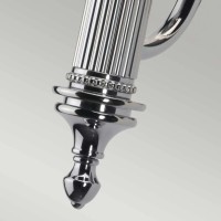 Kinkiet Carroll 1 - 1 źródło światła - Polerowany chrom