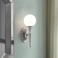 Kinkiet Dryden 4 - 1 źródło światła - Polerowany chrom