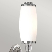 Kinkiet Dryden 5 - 1 źródło światła - Polerowany chrom