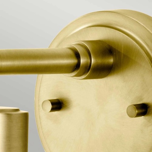 Kinkiet Morvah - 1 źródło światła - Szczotkowany mosiądz