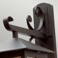 Latarnia naścienna Winchester BL19 - 1 źródło światła - Czarny