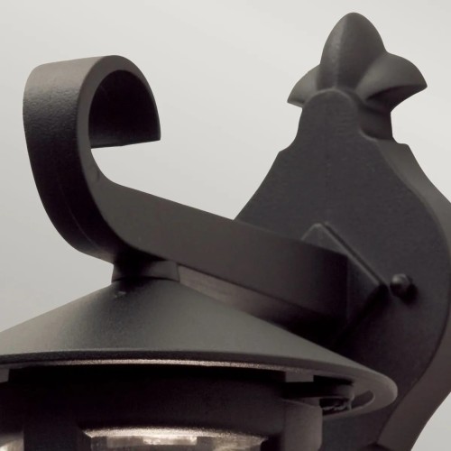 Latarnia naścienna Hereford BL21- 1 źródło światła - Czarny