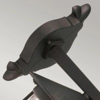 Duża latarnia naścienna Hereford BL21-G - 1 źródło światła - Czarny