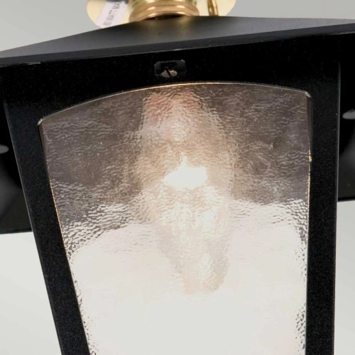 Plafon ogrodowy York BL6C - 1 źródło światła - Czarny