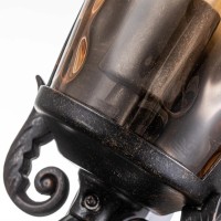 Średnia półlatarnia naścienna Baltimore - 1 źródło światła - Postarzany brąz