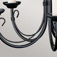 Żyrandol Chartwell - 5 źródeł światła - Czarny