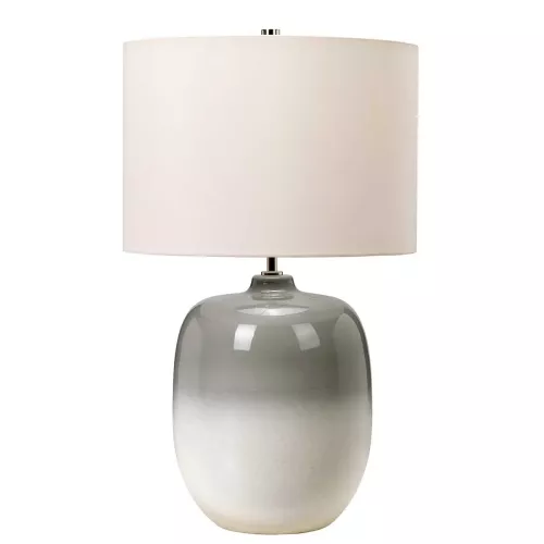 Lampa stołowa Chalk Farm - 1 źródło światła - Szary, kredowa biel